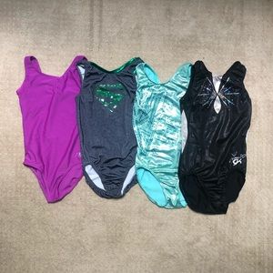Set of 4 AXS Gymnastics Leos